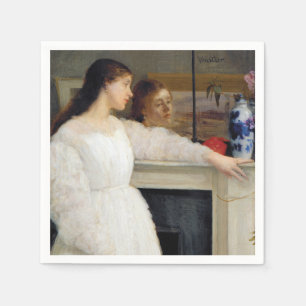 Serviette En Papier James Whistler - Symphonie en blanc no 2