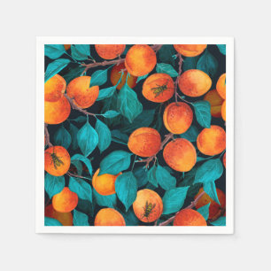 Serviette En Papier Jardin d'abricot 2