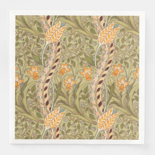 Serviette En Papier Jardin de jonquilles William Morris Fleur Classiqu