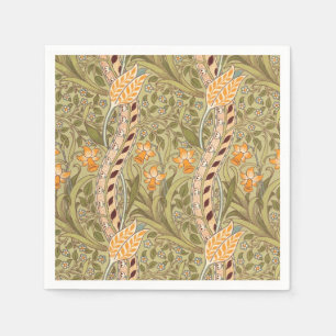 Serviette En Papier Jardin de jonquilles William Morris Fleur Classiqu