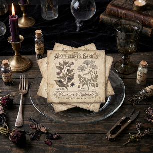 Serviette En Papier Jardin de l'apothicaire Belladone