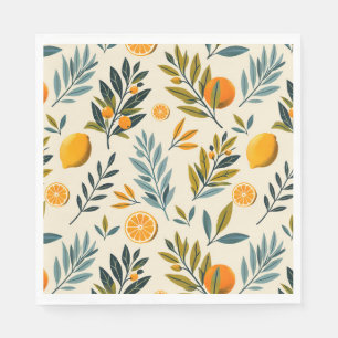 Serviette En Papier Jardin des agrumes