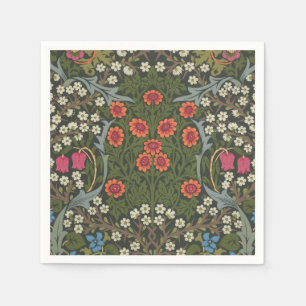 Serviette En Papier Jardin Fleur Classique Blackthorn de William Morri