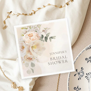 Serviette En Papier Jardin Floral Eucalyptus Fête des mariées