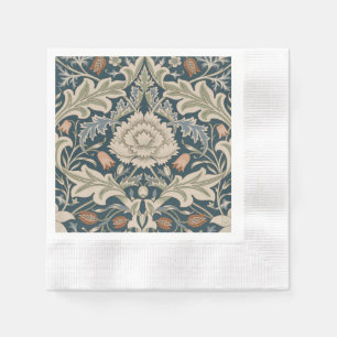Serviette En Papier Jardin Floral William Morris Severn Fleur Classiqu