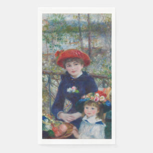 Serviette En Papier Jardin Paysager des Sœurs Renoir dans un Style Cot