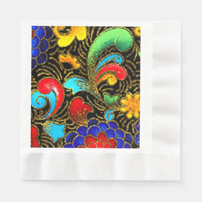 Serviette En Papier Jardin Romanov (Devant)