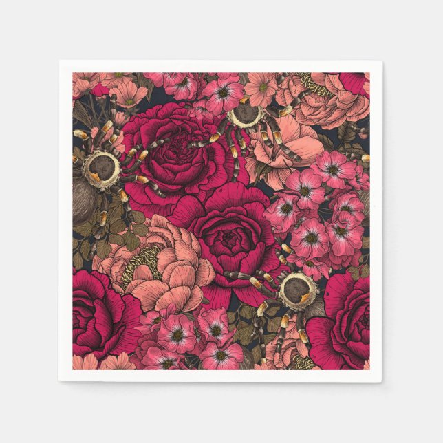 Serviette En Papier Jardin Tarantula 4 (Devant)