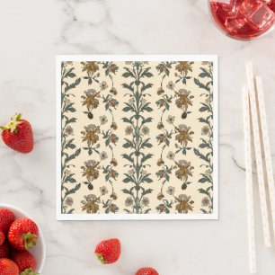 Serviette En Papier Jardin vintage