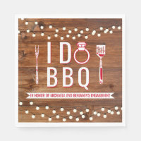 Je fais un BBQ Rustique Fête de Fiançailles pour l