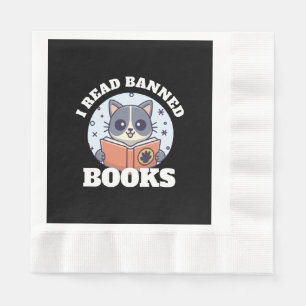 Serviette En Papier Je lis des livres interdits
