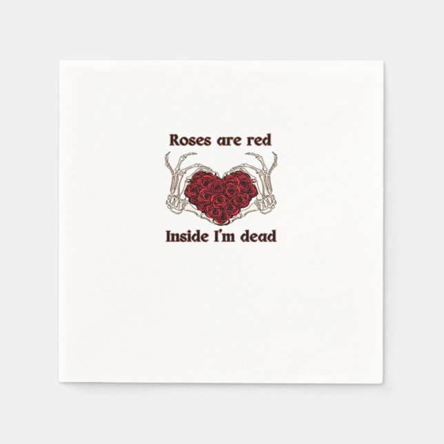 Serviette En Papier Je suis Dead Classic (Devant)
