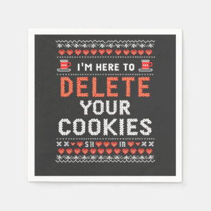Serviette En Papier Je suis ici pour supprimer vos cookies affreux pul