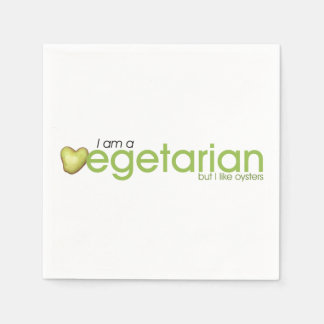 Serviette En Papier Je suis Papier Végétarien Napkin