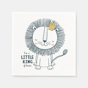 Serviette En Papier Je suis un petit roi