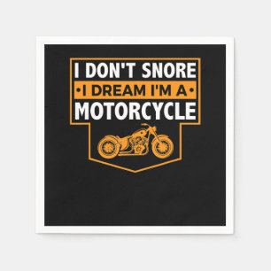 Serviette En Papier Je Suis Un Véritable Cadeau Motocycliste Pour Les 