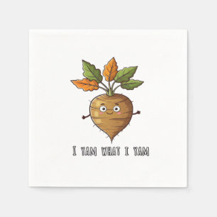 Serviette En Papier Je Yam Ce Que Je Yam Mignonne Et Cosy Classe De De