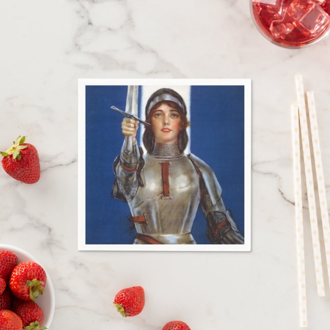 Serviette En Papier Jeanne d'Arc : La servante d'Orléans, héroïne du c (En situation)