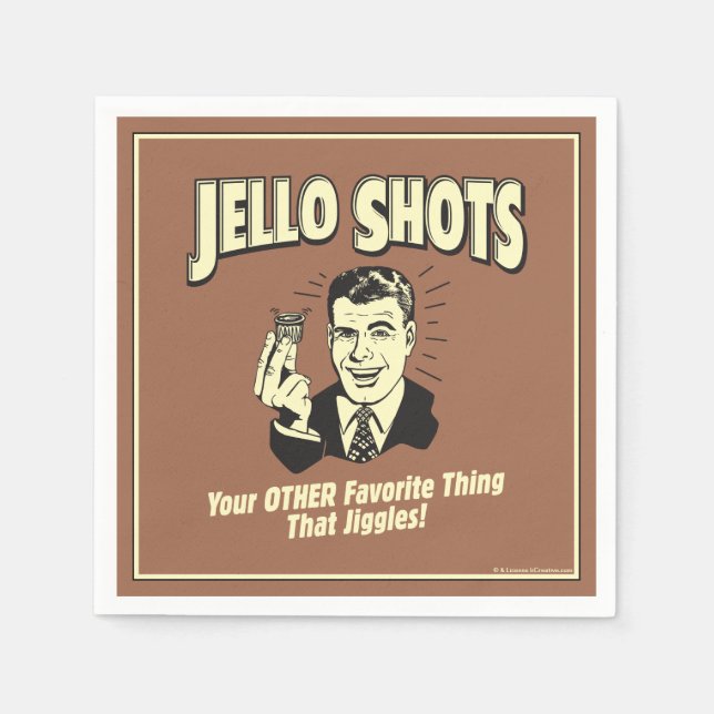 Serviette En Papier Jello Shots : Autre Chose Favorite (Devant)