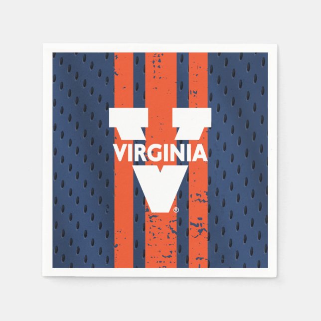 Serviette En Papier Jersey de la Virginie Cavaliers (Devant)