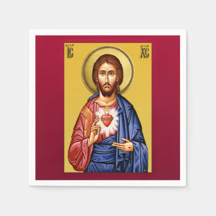 Serviette En Papier Jésus-Christ fils de Dieu nouveau
