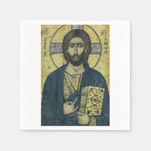 Serviette En Papier Jésus-Christ Pantocrator