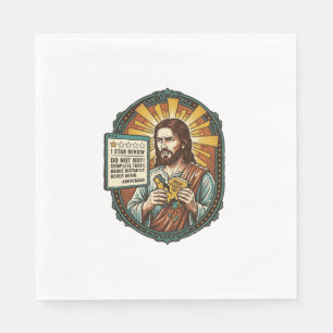 Serviette En Papier Jésus Mauvais Influenceur Évaluation de Produit Éc