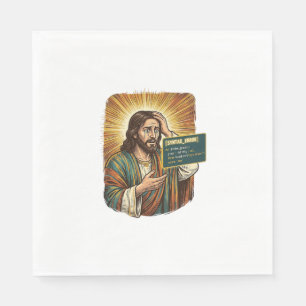 Serviette En Papier Jésus pleurant Erreur de syntaxe Codage Programmeu