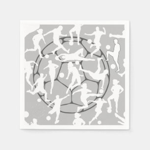 Serviette En Papier Jeu de football Motif.b