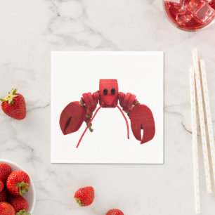 Serviette En Papier Jimmy Halfa Lobster