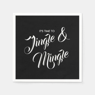 Serviette En Papier Jingle & Mingle Christmas Holiday Paper Napkin