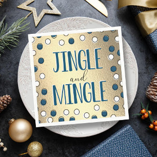 Serviette En Papier Jingle & Mingle Modern Holiday Party