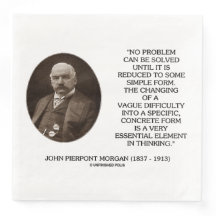 John Pierpont Morgan Aucun problème ne peut être r