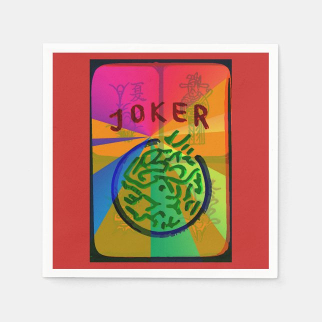 Serviette En Papier Joker Napkin (Devant)