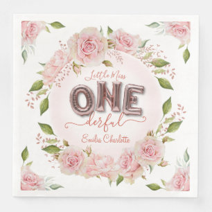 Serviette En Papier Joli Ballons Roses