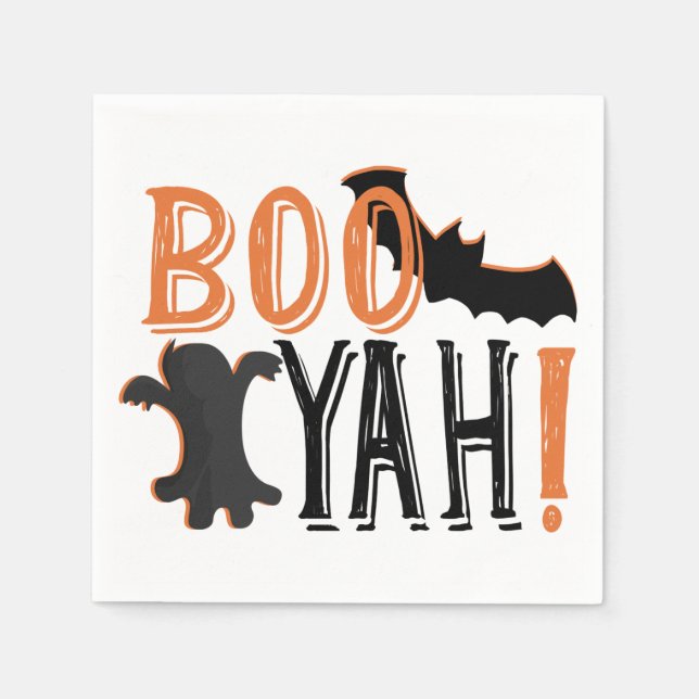 Serviette En Papier joli booyah halloween (Devant)