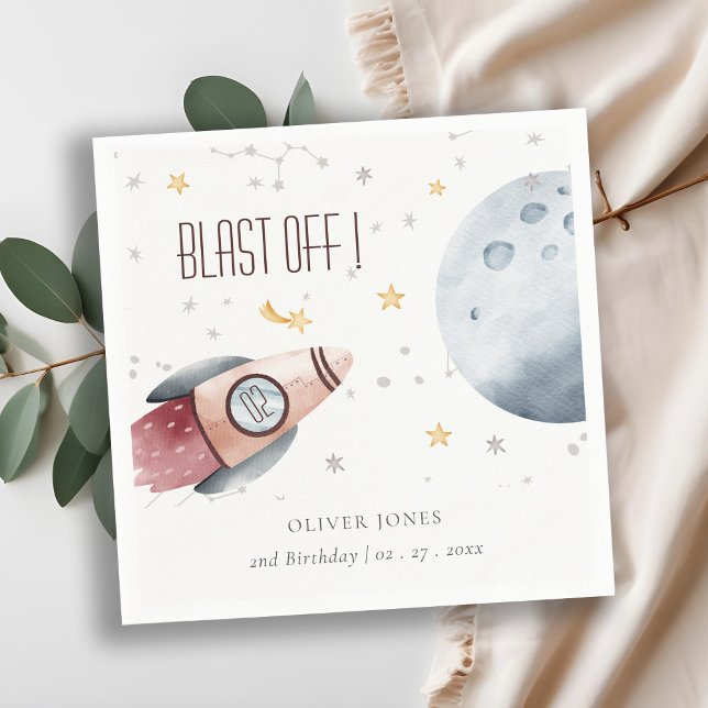 Serviette En Papier Joli espace extra-atmosphérique Planètes étoiles N (Créateur téléchargé)