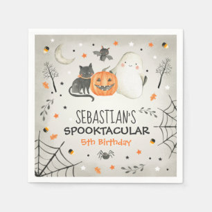 Serviette En Papier Joli Halloween Ghost Spooktacular Anniversaire Dé