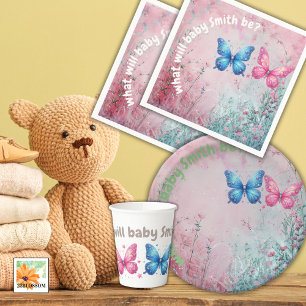 Serviette En Papier joli papillon Genre Revela Party jardin