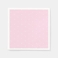 Joli rose pâle blanc pois minuscule papier mignon