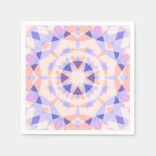 Serviette En Papier Jolie rose Purple Baby Girl'Anniversaire Star