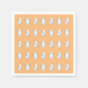 Serviette En Papier Jolis fantômes d'Halloween
