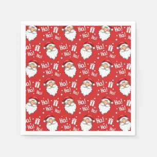 Serviette En Papier Jolly Noël Père Noël