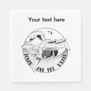 Serviette En Papier Jonah et la baleine