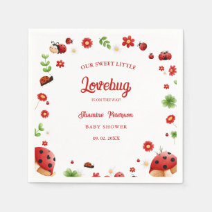Serviette En Papier Jote Garden petit baby shower de coccinelle Invita