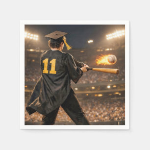 Serviette En Papier Joueur de baseball garçon de la promotion #11