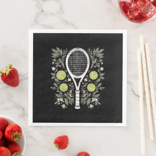 Serviette En Papier Joueuse de tennis