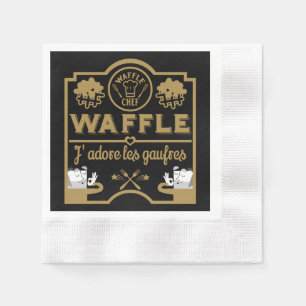 Serviette En Papier Jour de Gaufre
