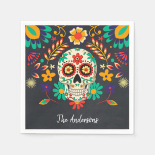 Serviette En Papier Jour de la fête des morts d'Halloween