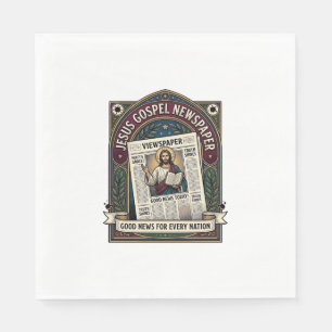 Serviette En Papier Journal de l'Évangile de Jésus Journal chrétien F